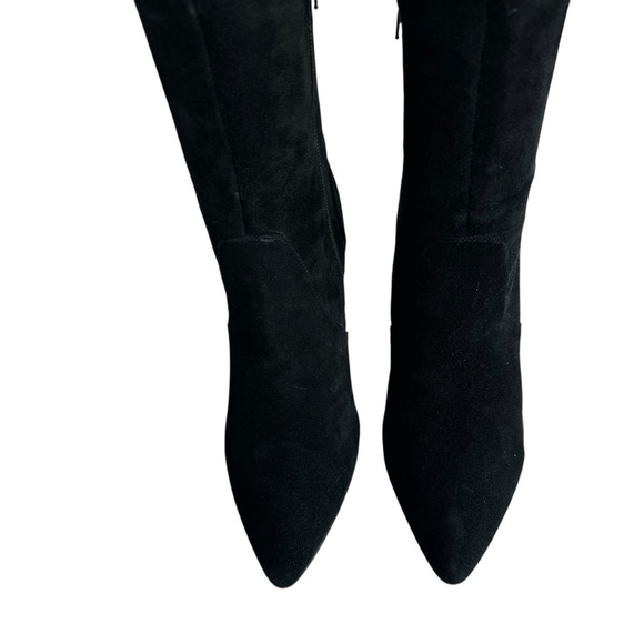 Kurt Geiger London Women's Over The Knee Suede Boots Heels Black Size 38.5 US 8 - Picture 10 of 12